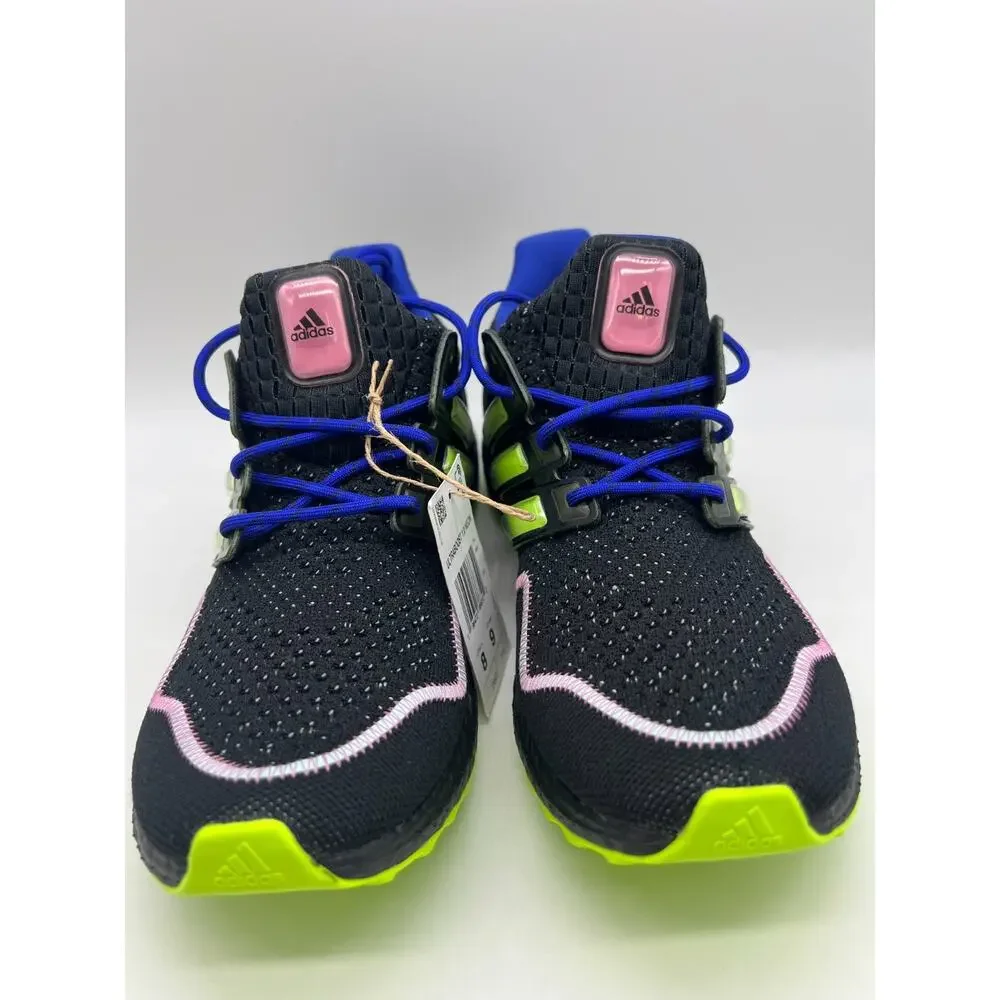 Adidas Ultraboost 1.0 Neon Black/Lucid Lemon/Pink ID0144 Men’s Size 8